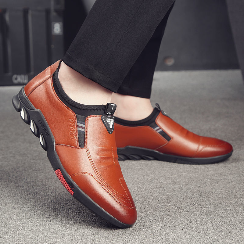 Men's Classic Leather Business Shoes — Smart Formal Footwear