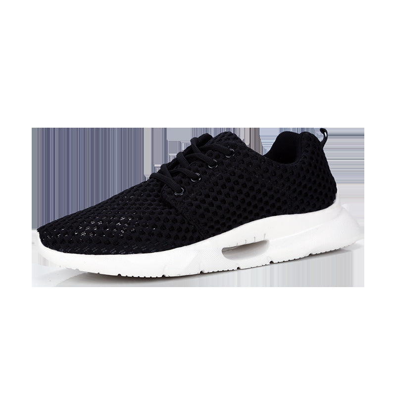 Men's Flyknit Mesh Sneakers — Lightweight Breathable Athletic Shoes