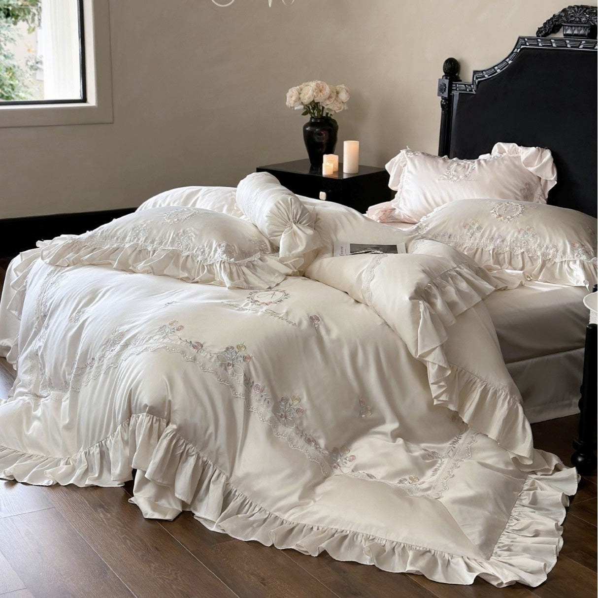 Sweet Tencel 4-Piece Bedding Set — Soft Bedroom Essentials