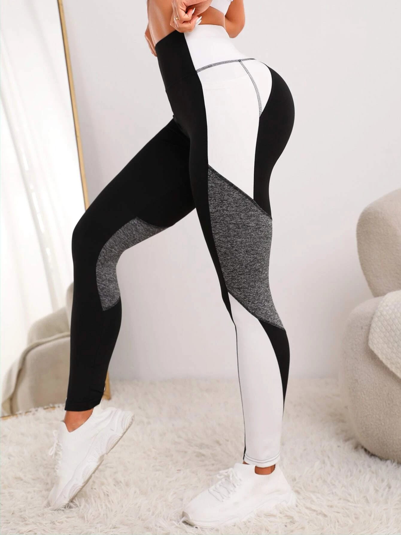 Color-Block Yoga Pants