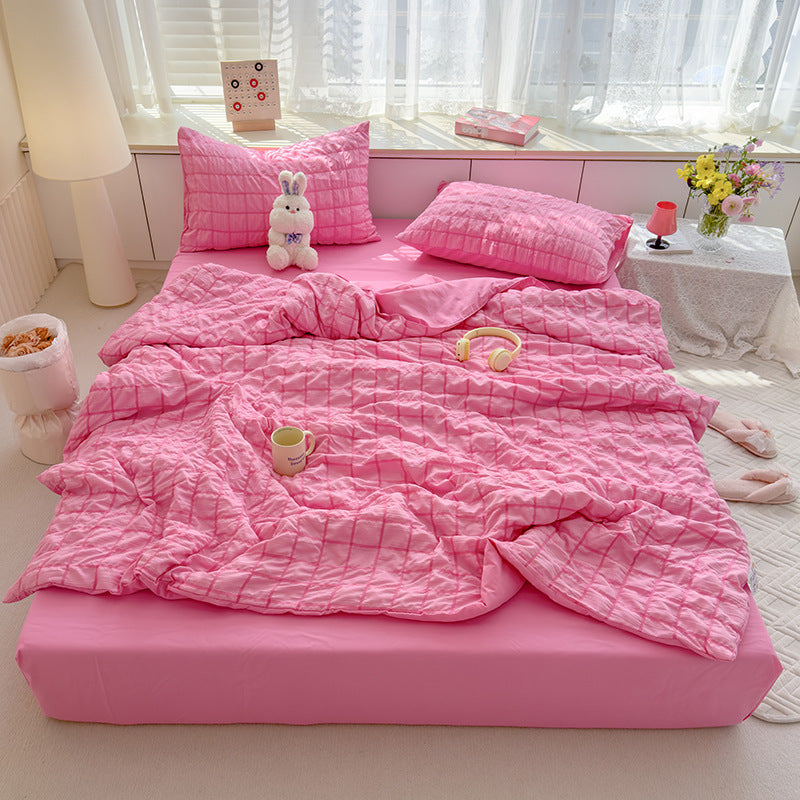 Lightweight Summer Cooling Quilt — Soft Breathable Bedding