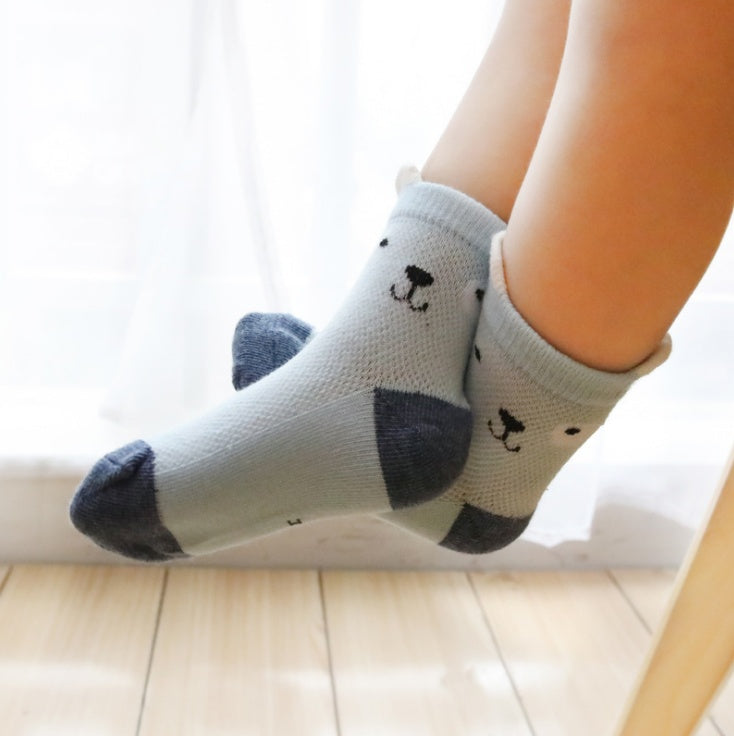 Children's Socks 5-Pack Breathable Cotton