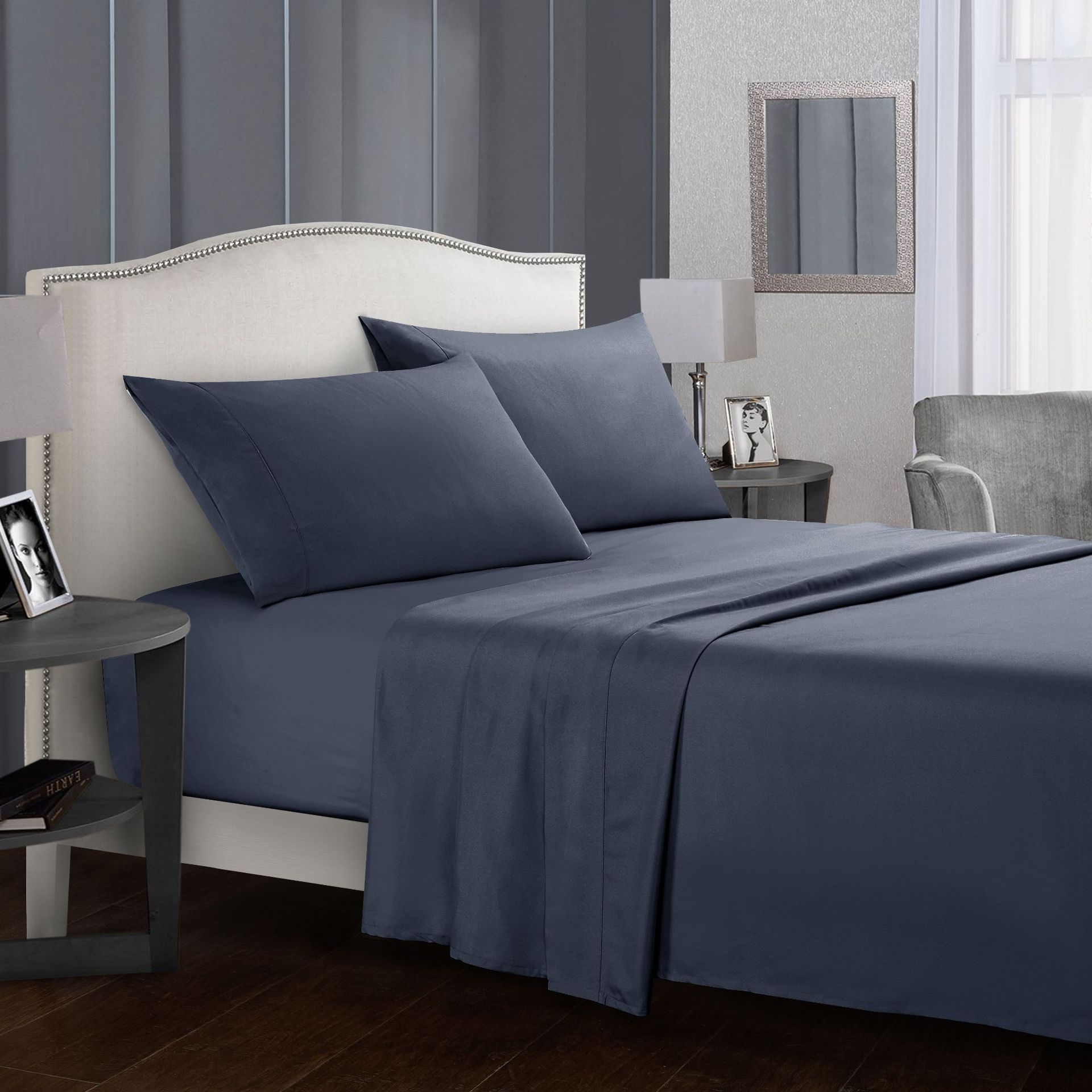 Four-Piece Bed Sheet Set — Soft Cotton Sheets for Every Bed Size