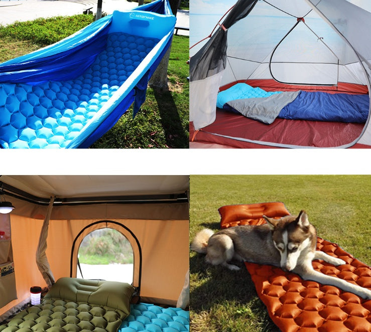 Camping Inflatable Honeycomb Mattress Tent Mat