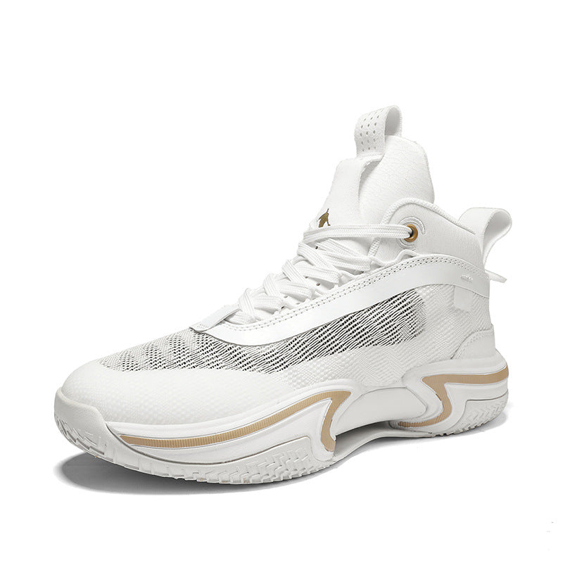 Men's High-Top Shock-Absorbing Athletic Sneakers