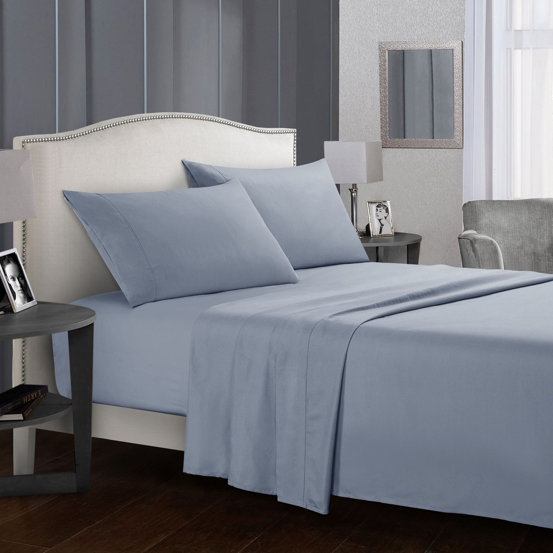 Four-Piece Bed Sheet Set — Soft Cotton Sheets for Every Bed Size