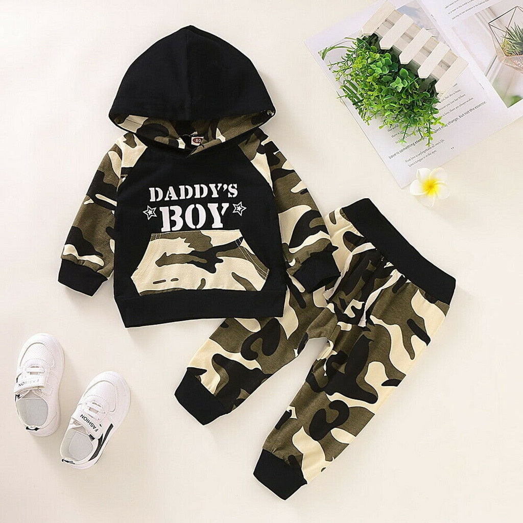 Boys' Toddler Cotton Outfit — Soft Green Children's Clothing