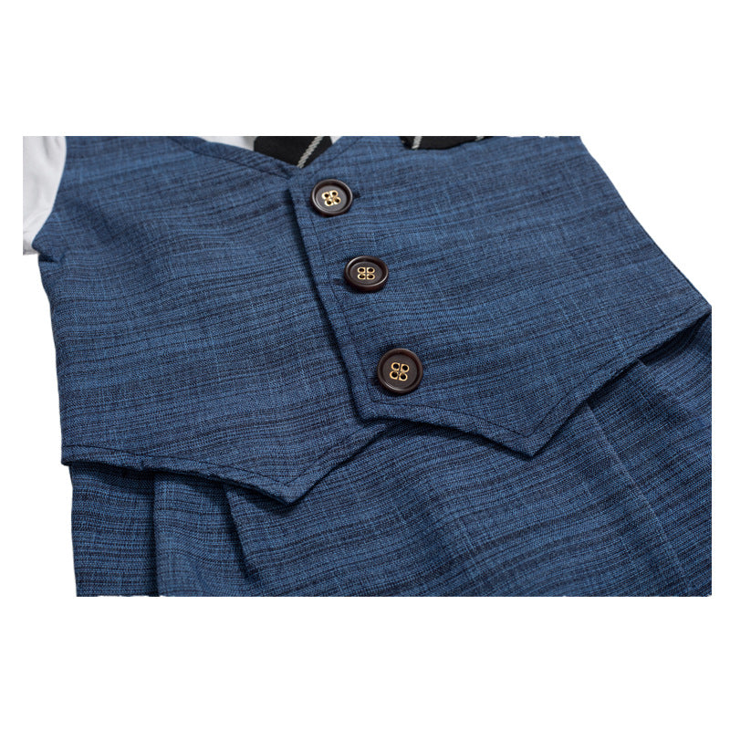 Baby Boy Gentleman Jumpsuit Outfit
