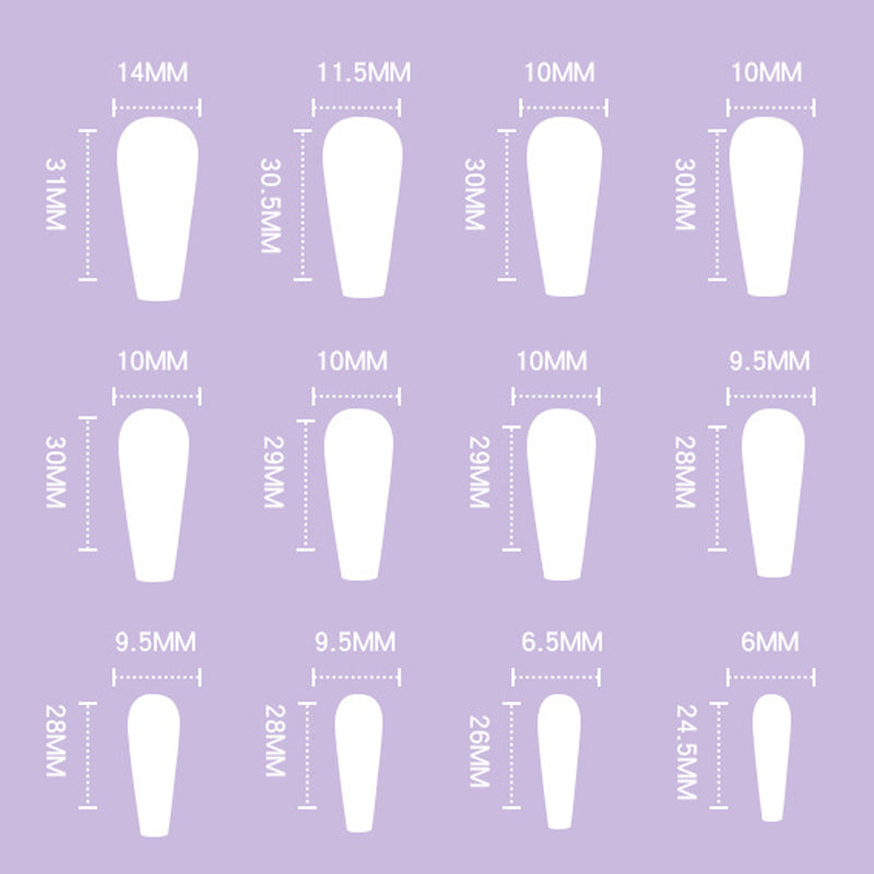 Detachable Press On Nails — Artistic Wearable False Fingernails