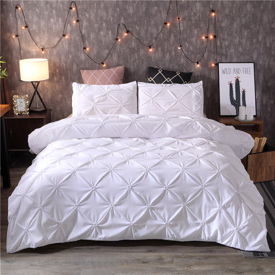 Solid Color Duvet Cover — Plain Bedding in Multiple Sizes