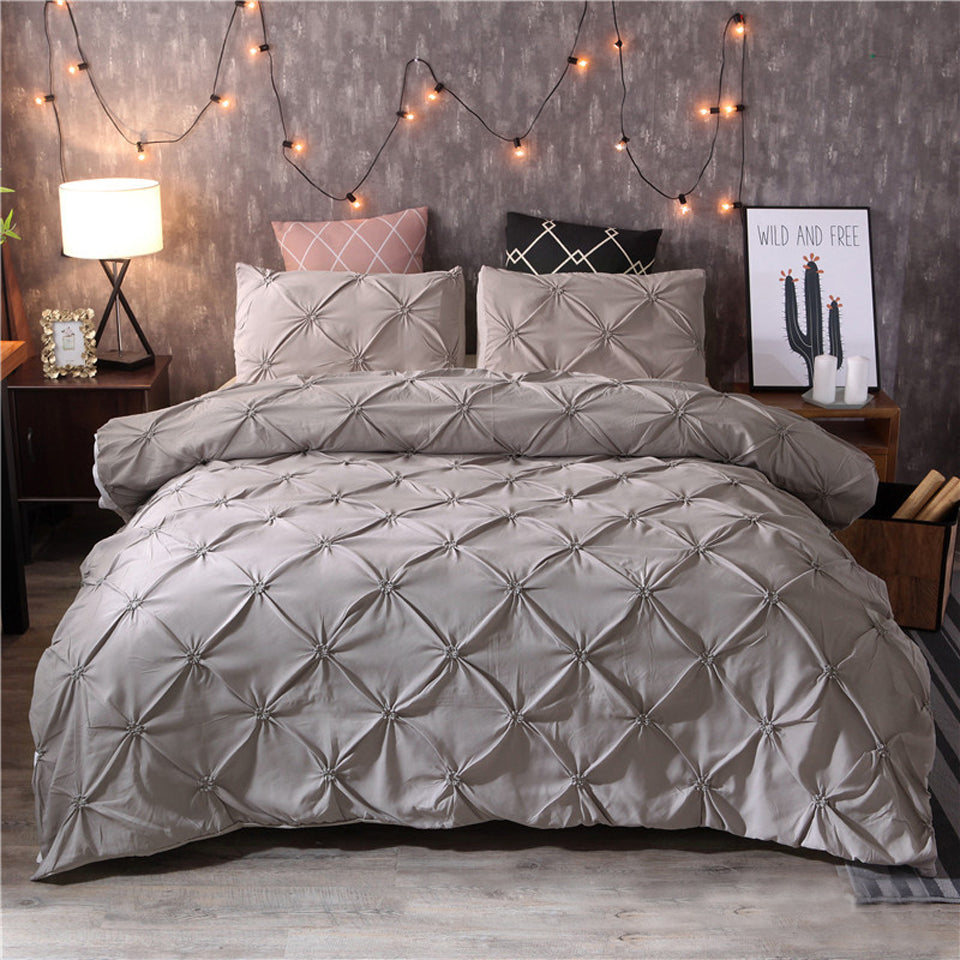 Solid Color Duvet Cover — Plain Bedding in Multiple Sizes
