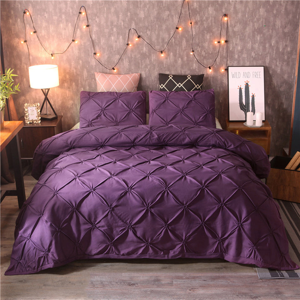 Solid Color Duvet Cover — Plain Bedding in Multiple Sizes