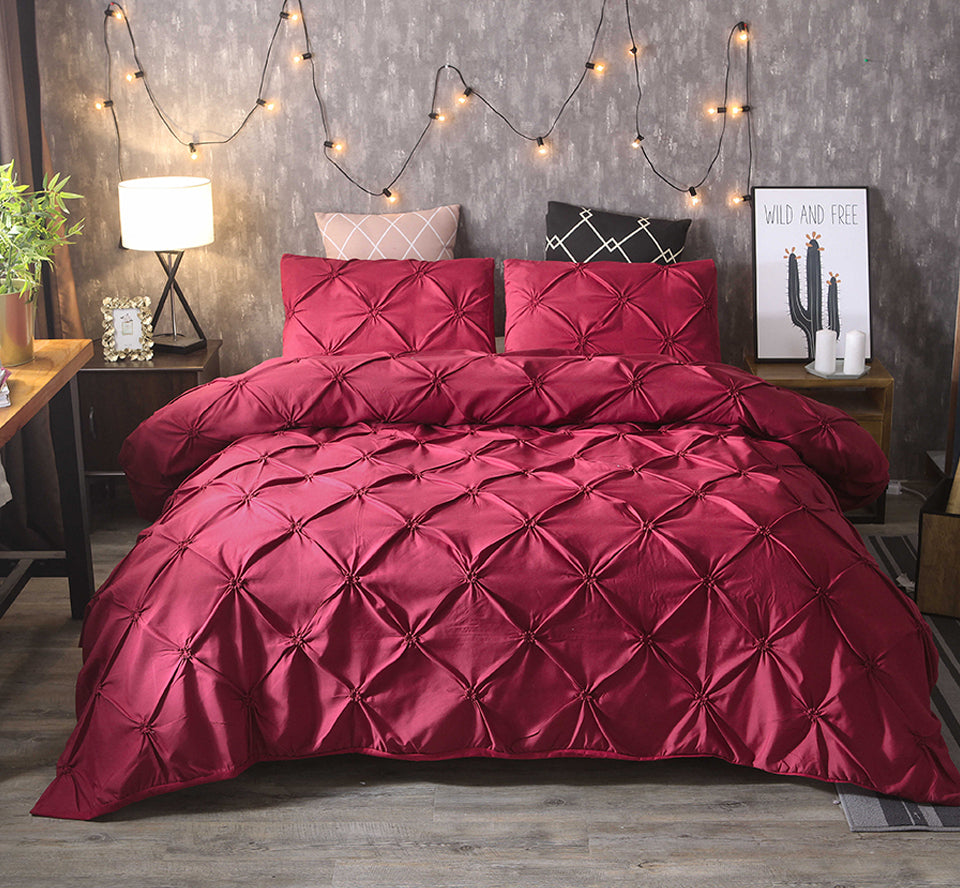 Solid Color Duvet Cover — Plain Bedding in Multiple Sizes