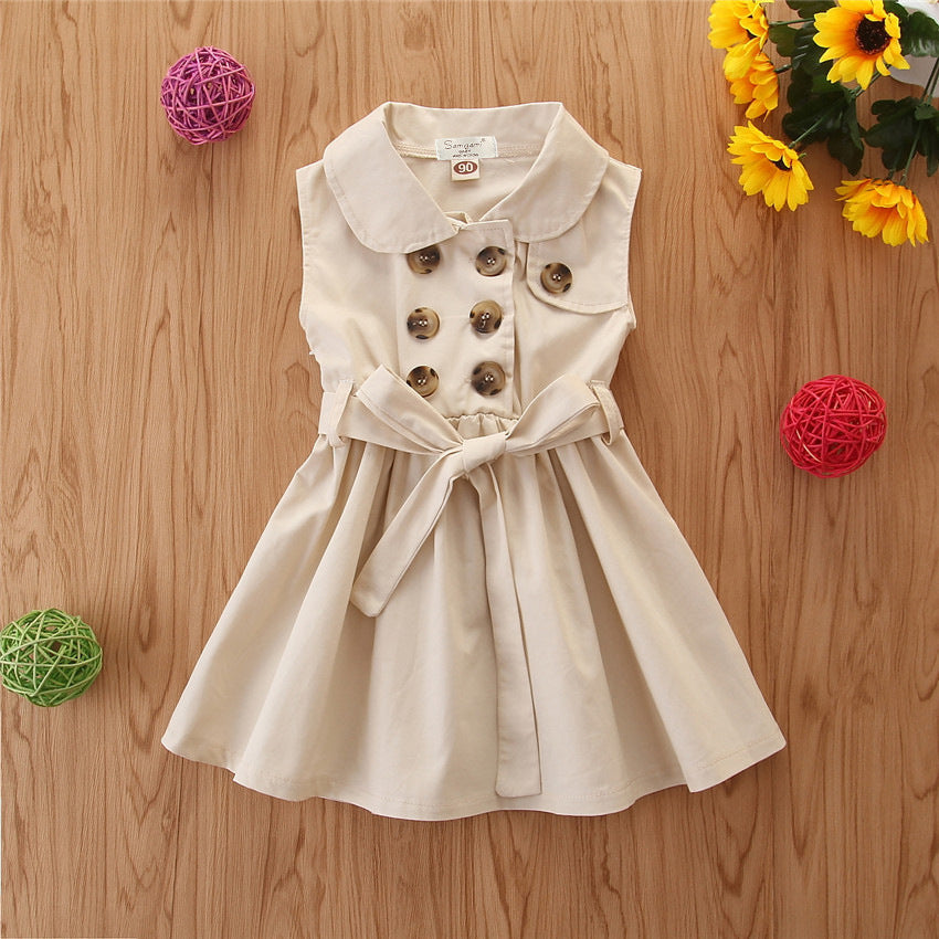 Toddler Princess Party Dress Sleeveless A-Line
