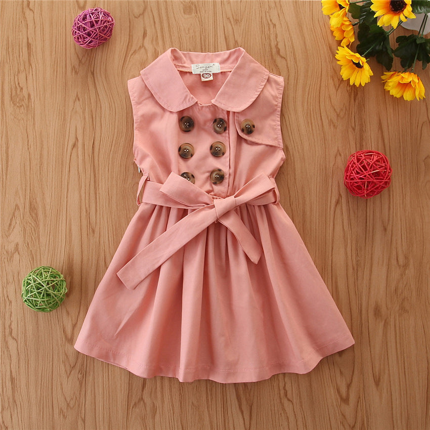 Toddler Princess Party Dress Sleeveless A-Line