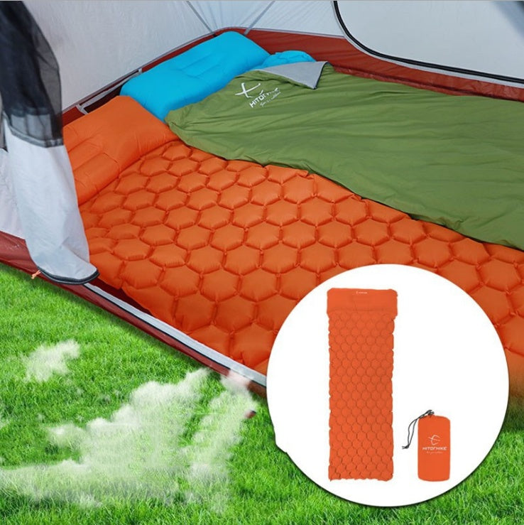 Camping Inflatable Honeycomb Mattress Tent Mat