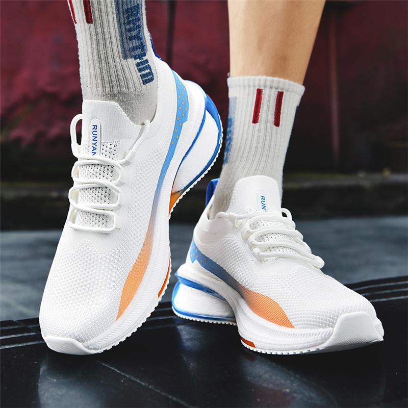 Men's Breathable Running Shoes — Casual Mesh Athletic Sneakers