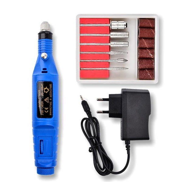 Electric Nail Drill & Buffer Set