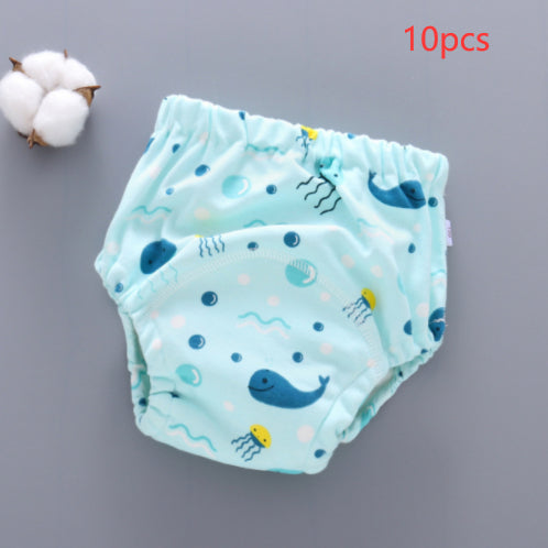 Baby Training Pants 6-Layer Washable Diaper Cover