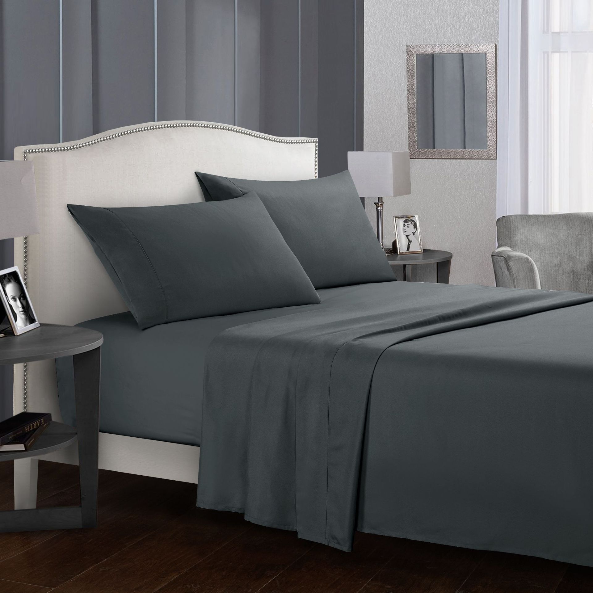 Four-Piece Bed Sheet Set — Soft Cotton Sheets for Every Bed Size