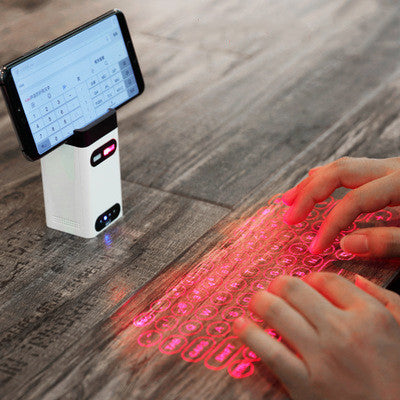 Virtual Laser Projection Keyboard — Bluetooth Wireless with Mouse Function