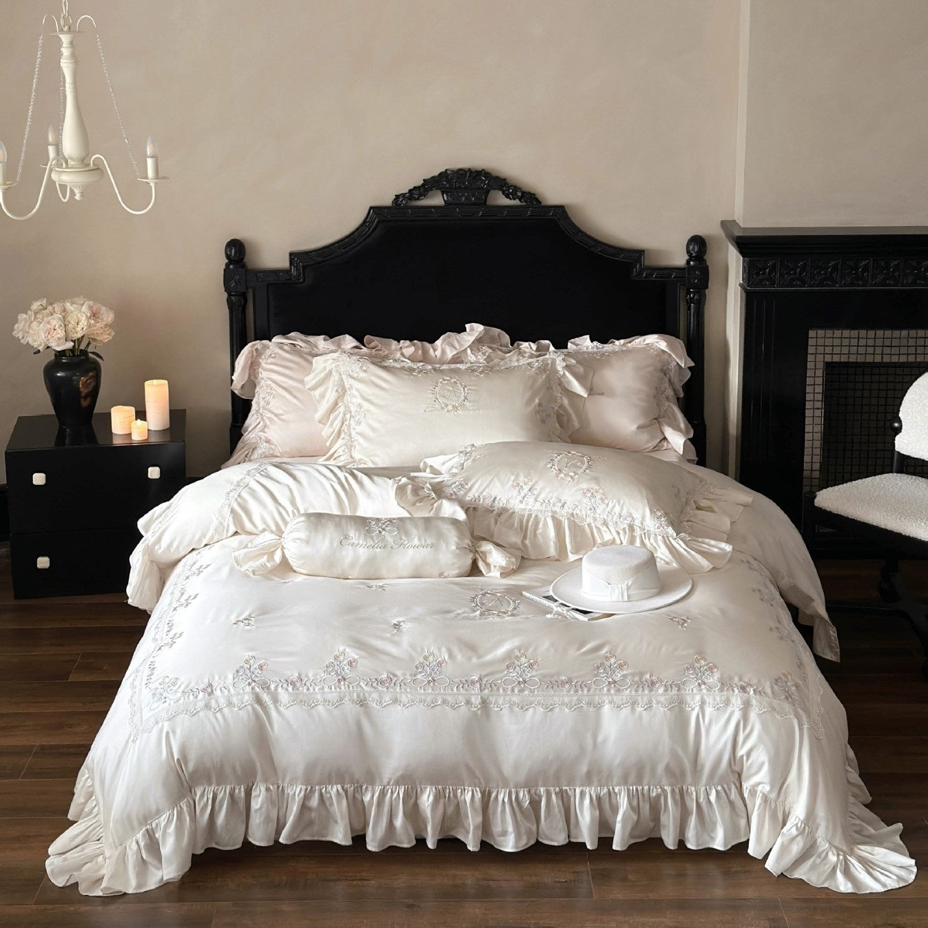 Sweet Tencel 4-Piece Bedding Set — Soft Bedroom Essentials