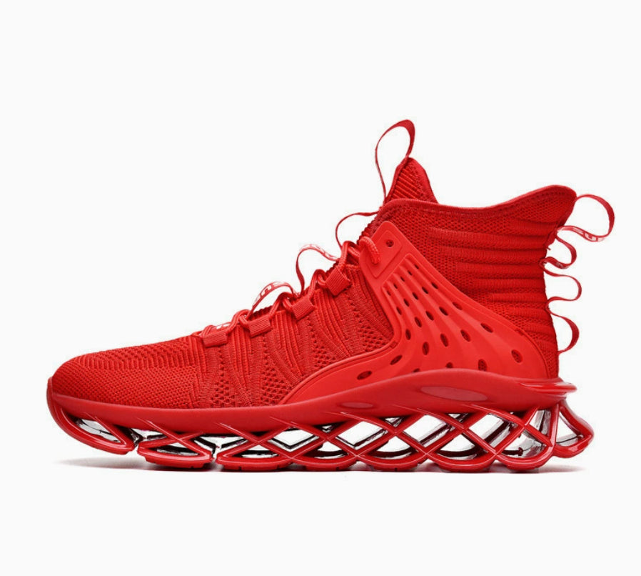 Men's Red Sneakers — Bold Casual Athletic Style