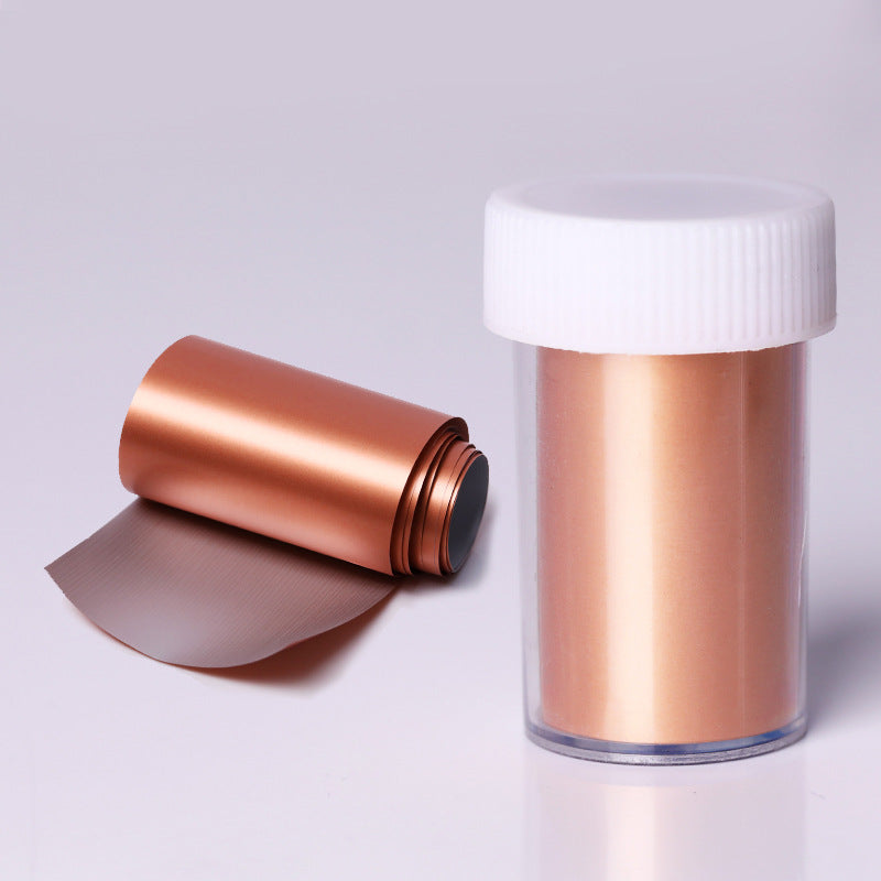 Rose Gold Nail Star Transfer Stickers — Nail Art Foil Paper