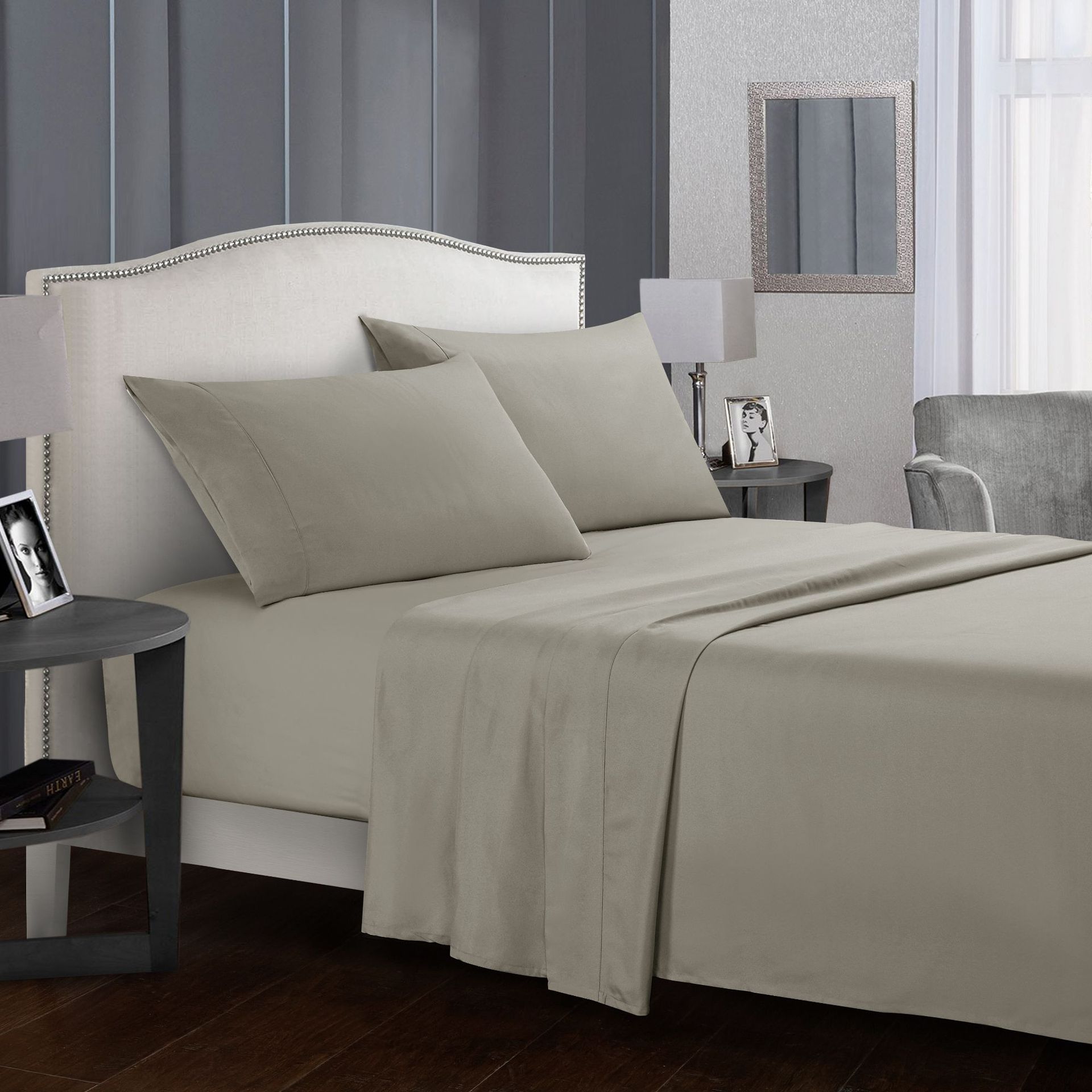 Four-Piece Bed Sheet Set — Soft Cotton Sheets for Every Bed Size