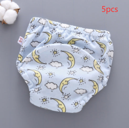 Baby Training Pants 6-Layer Washable Diaper Cover