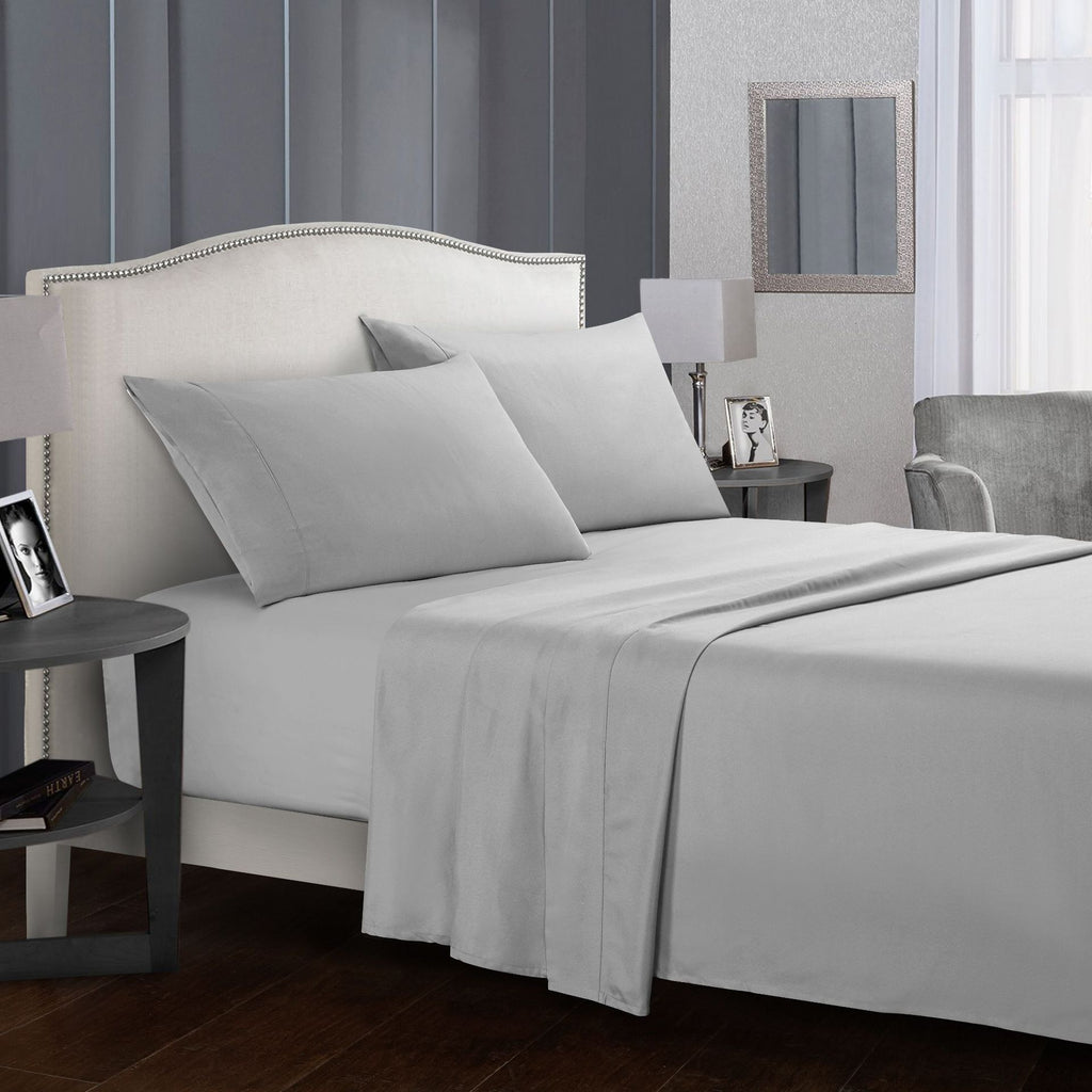 Four-Piece Bed Sheet Set — Soft Cotton Sheets for Every Bed Size