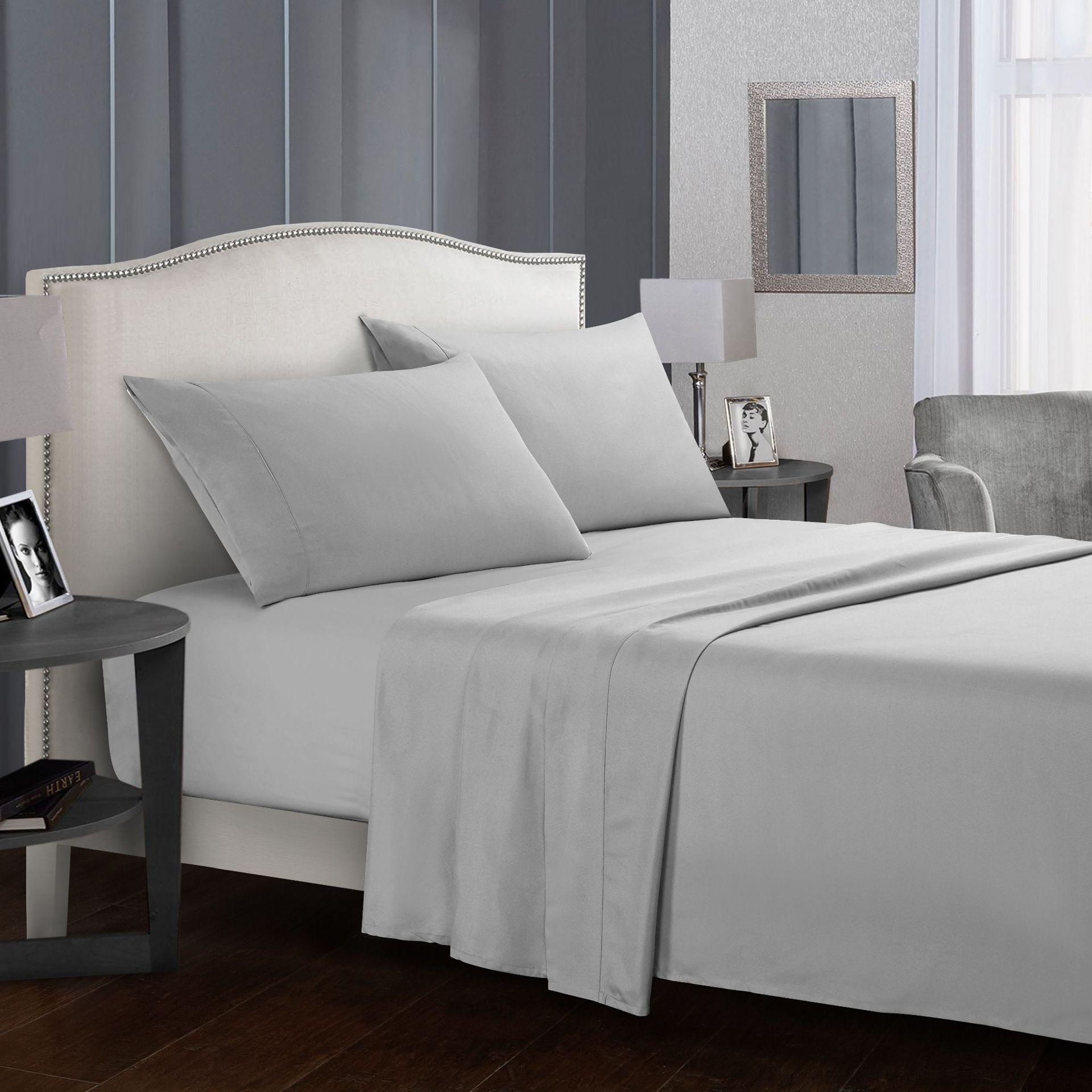 Four-Piece Bed Sheet Set — Soft Cotton Sheets for Every Bed Size