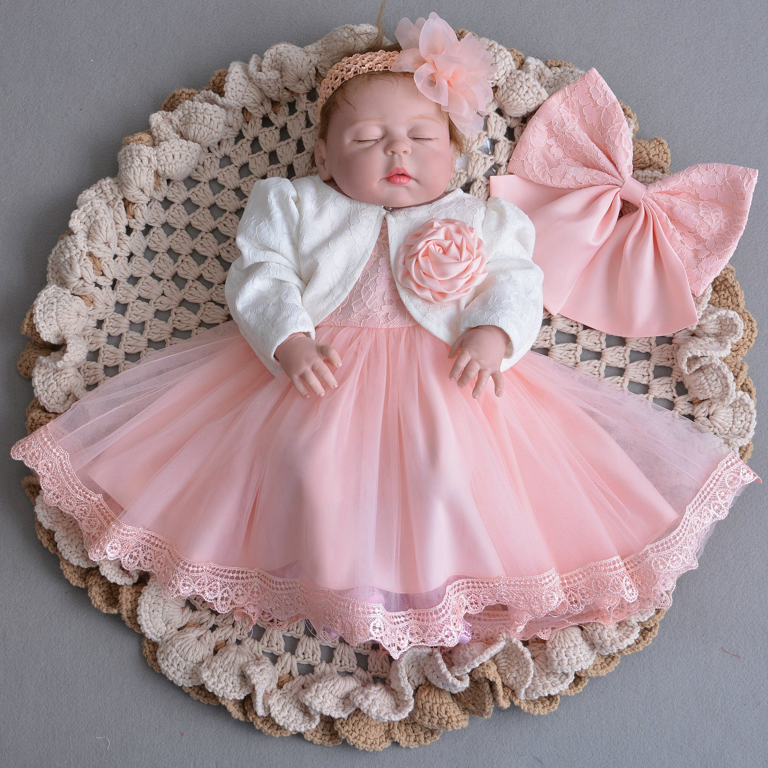 Winter Baby Princess Full Moon Skirt Dress