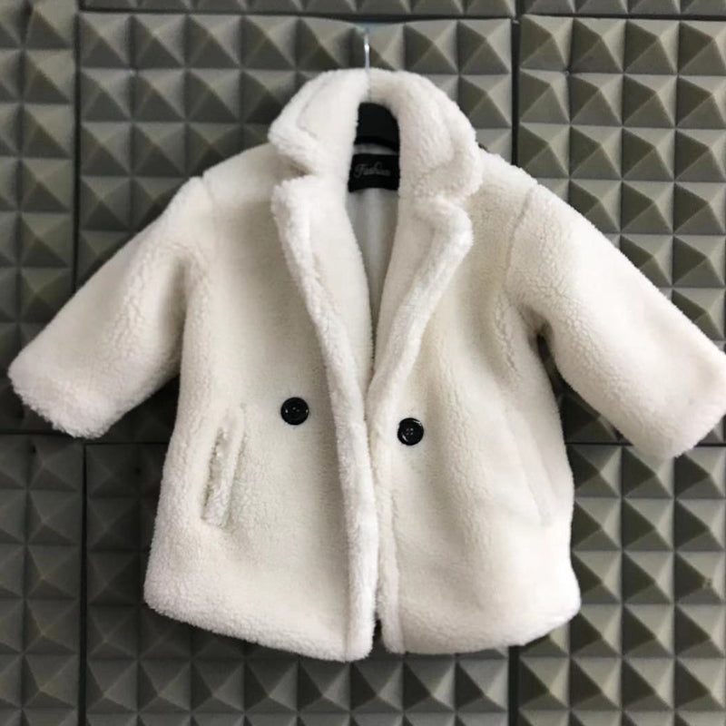 Big Kids Fur Coat Autumn Winter Warm