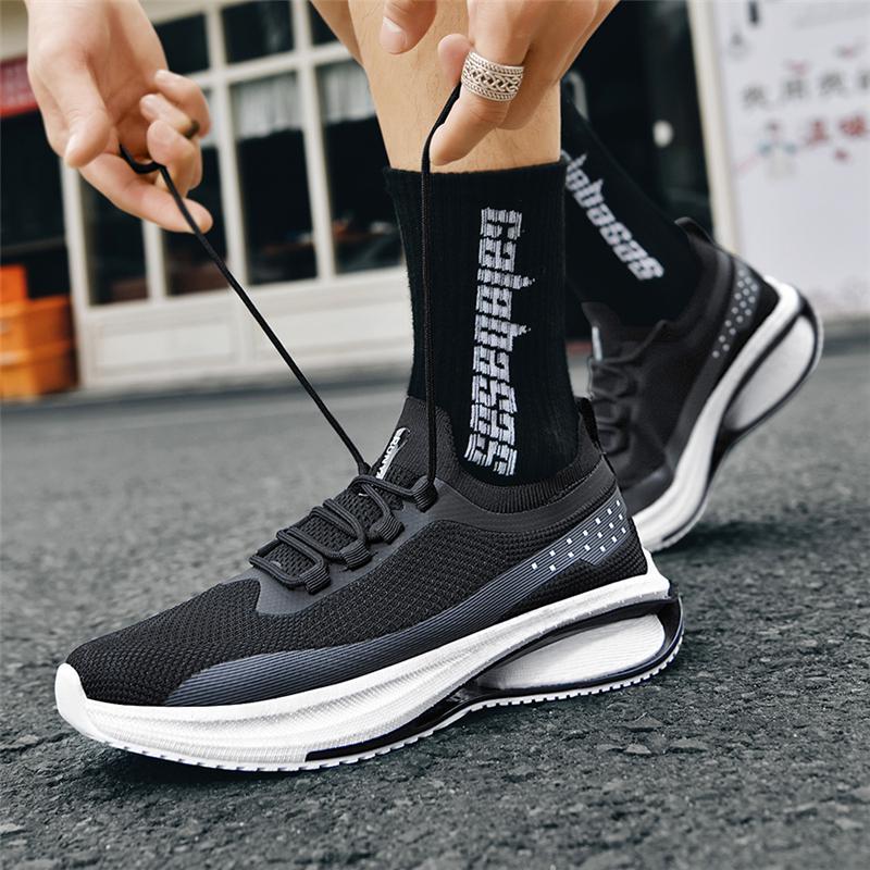 Men's Breathable Running Shoes — Casual Mesh Athletic Sneakers