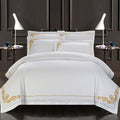 Four-Piece Cotton Bedding Set — Soft Twill Duvet & Sheets