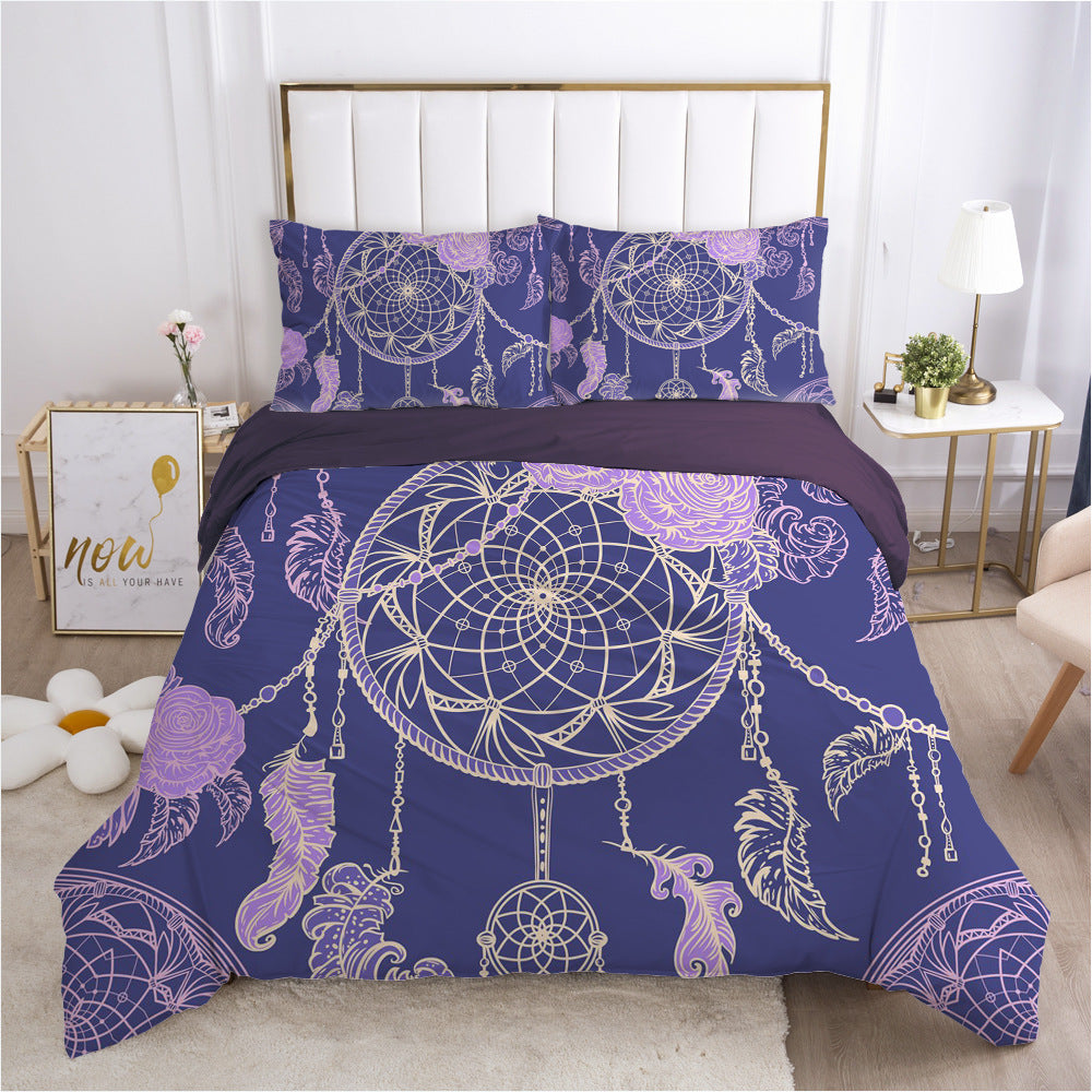 3D Digital Print Bedding Set — Bold Geometric Duvet Cover
