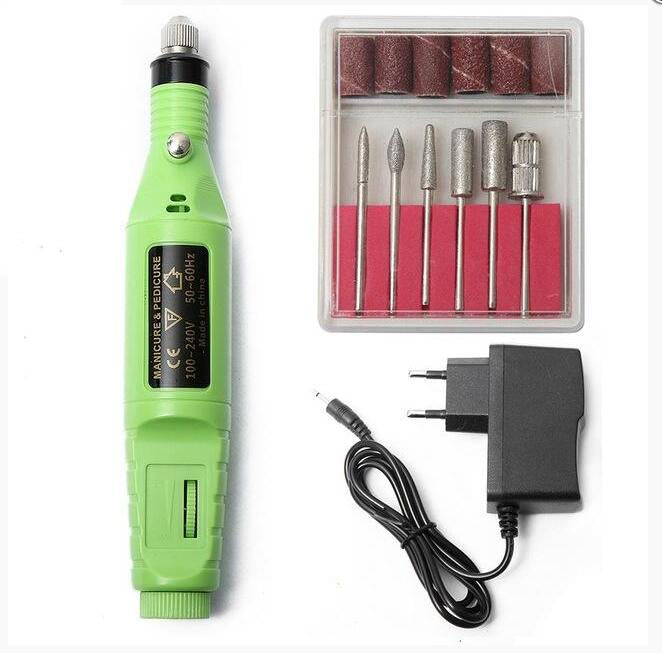 Electric Nail Drill & Buffer Set