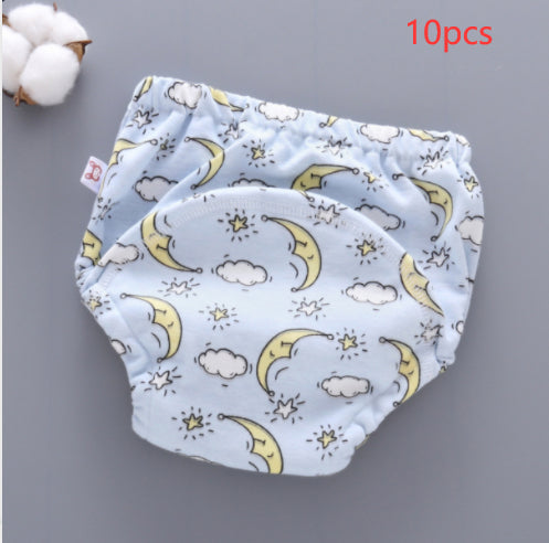 Baby Training Pants 6-Layer Washable Diaper Cover