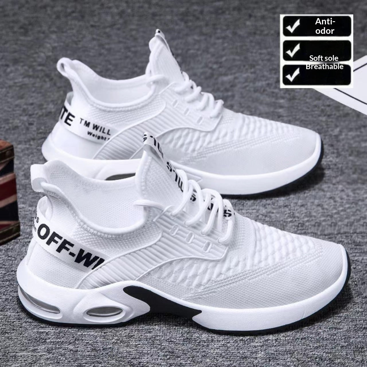 Men's Casual Fabric Sneakers — Everyday Low-Top Style