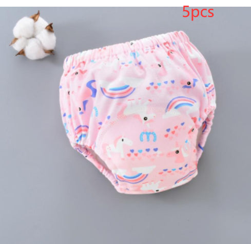 Baby Training Pants 6-Layer Washable Diaper Cover