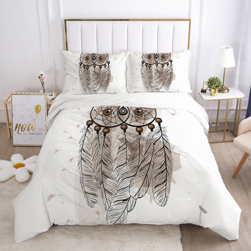 3D Digital Print Bedding Set — Bold Geometric Duvet Cover