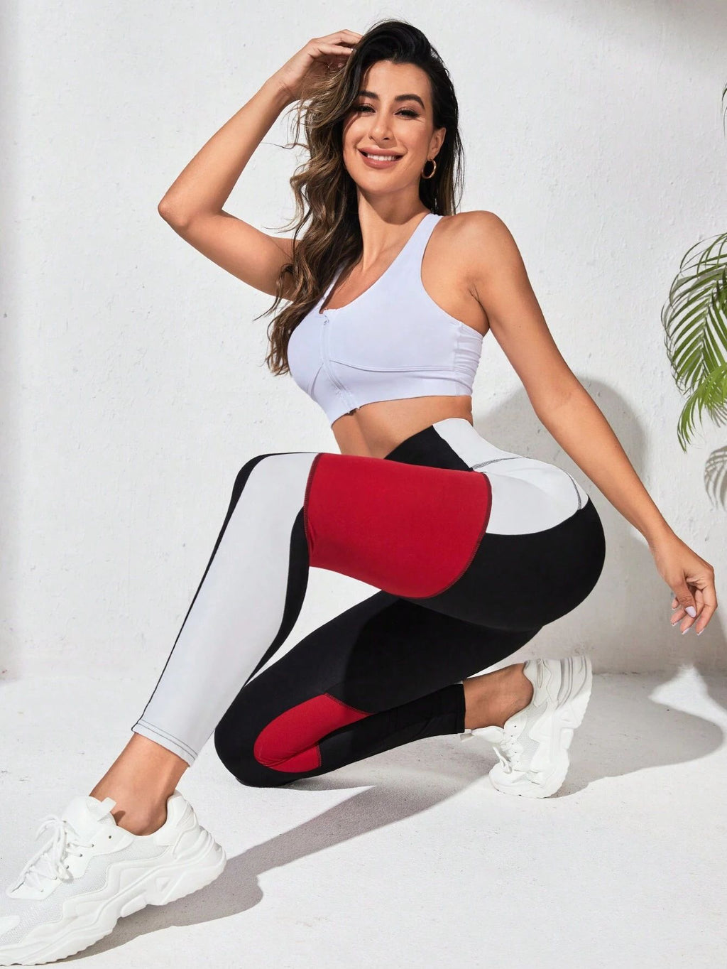 Color-Block Yoga Pants