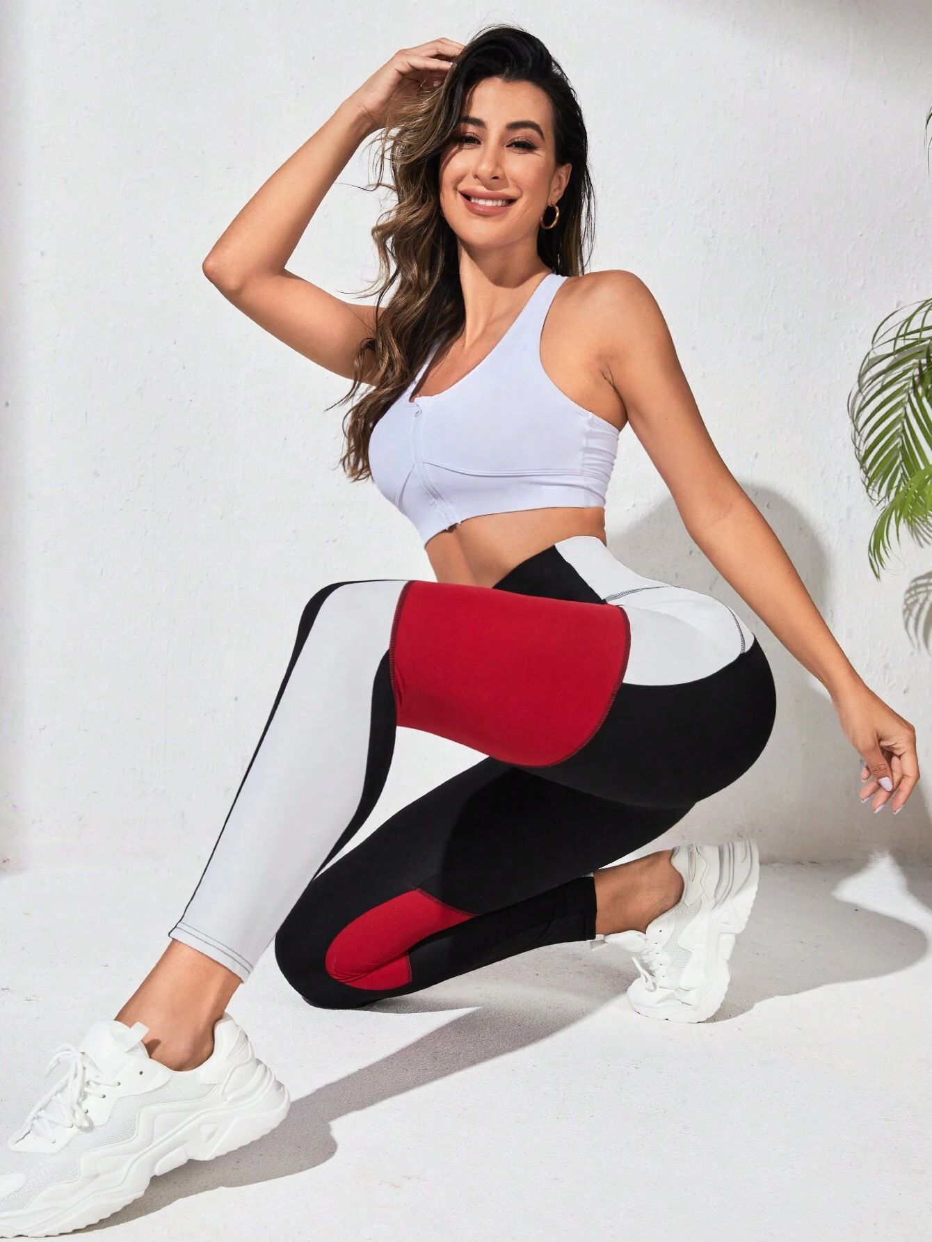 Color-Block Yoga Pants