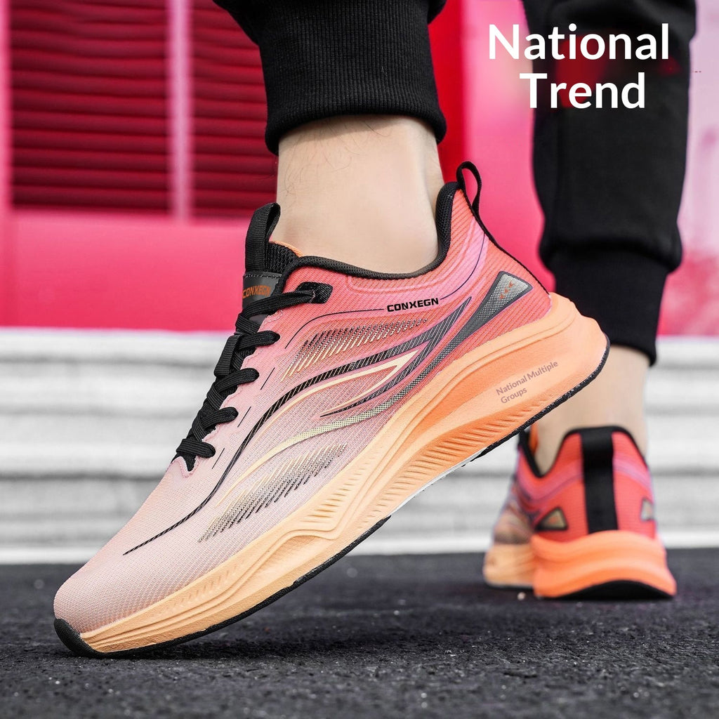 Men's Trendy Hiking Running Shoes — Mesh-Lined Casual Sneakers