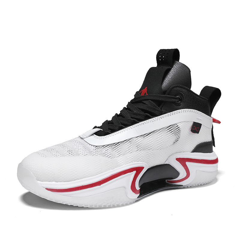 Men's High-Top Shock-Absorbing Athletic Sneakers