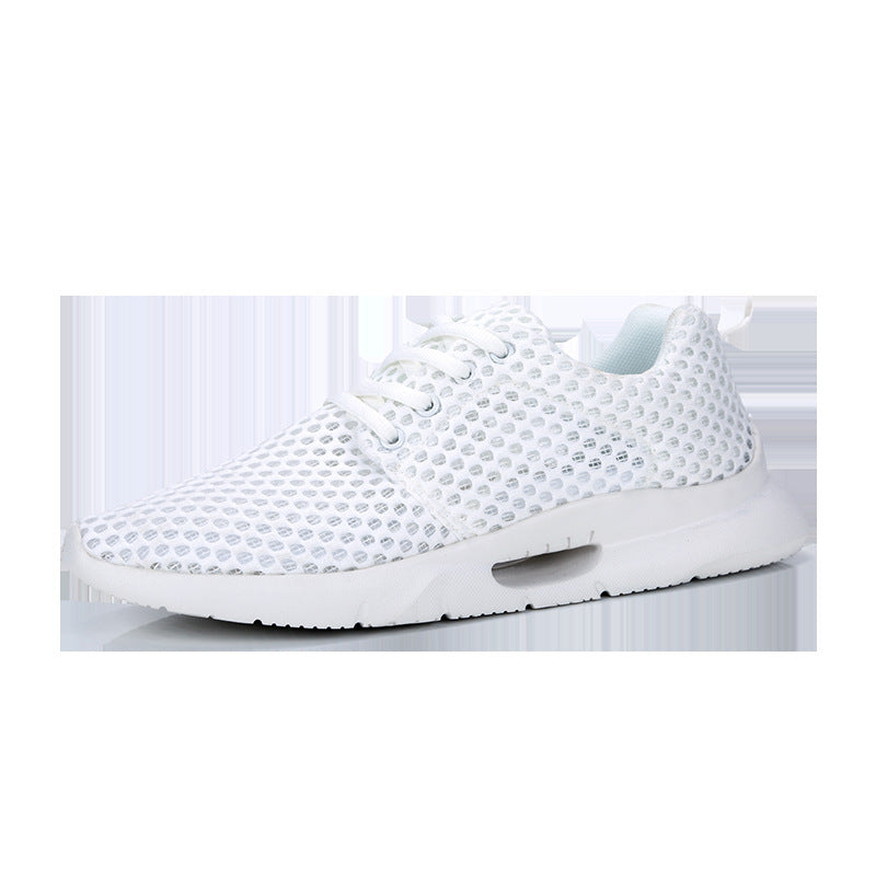 Men's Flyknit Mesh Sneakers — Lightweight Breathable Athletic Shoes