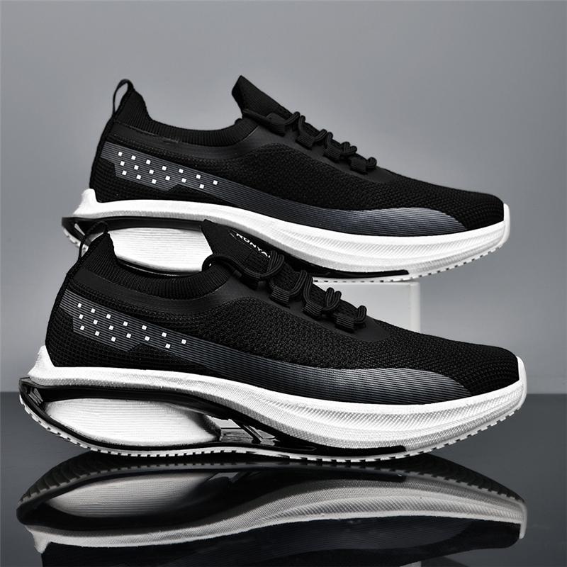 Men's Breathable Running Shoes — Casual Mesh Athletic Sneakers