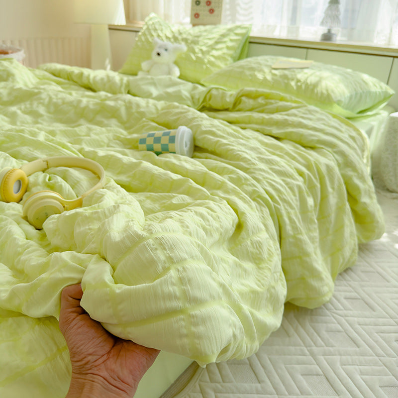 Lightweight Summer Cooling Quilt — Soft Breathable Bedding