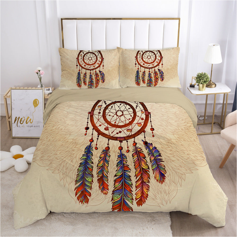 3D Digital Print Bedding Set — Bold Geometric Duvet Cover